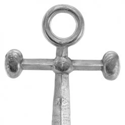 WOMO-DESIGN Statuettes Et Figurines Ancre Décorative En Aluminium Argent 60 X 86 X 3 Cm -Sablie Vases Soldes ancre decorative en aluminium argent 60 x 86 x 3 cm 4