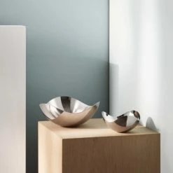 Georg Jensen Vases Bol Bloom Métal Argent L -Sablie Vases Soldes bol bloom metal argent l 2