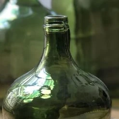 Maison Tilleul Vases Bonbonne Dame Jeanne 12L Vert -Sablie Vases Soldes bonbonne dame jeanne 12l vert 4