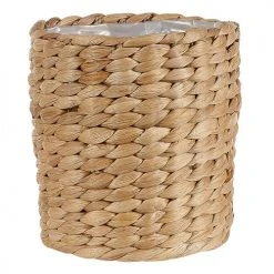 Beliani Vases Cache-pot D'intérieur En Bois Solide Beige H17 19 24 -Sablie Vases Soldes cache pot d interieur en bois solide beige h17 19 24 4