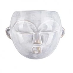 Present Time Vases Cache-pot Mural En Céramique Blanche H18cm -Sablie Vases Soldes cache pot mural en ceramique blanche h18cm 4