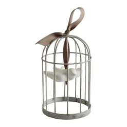 Mathilde M Statuettes Et Figurines Cage à Oiseau Parfumée Marquise -Sablie Vases Soldes cage a oiseau parfumee figuier dolce