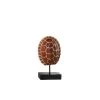 LANADECO Statuettes Et Figurines Carapace De Tortue Sur Pied Résine Marron H30cm -Sablie Vases Soldes carapace de tortue sur pied resine marron h30cm