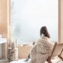 Maisons Du Monde Décorations à Poser De Noël Déco De Noël Maison Lumineuse En Céramique Blanche - Lot De 2 -Sablie Vases Soldes deco de noel maison lumineuse en ceramique blanche 1000 12 9 197178 3