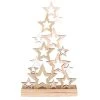 Maisons Du Monde Décorations à Poser De Noël Déco De Noël Sapin D'étoiles - Lot De 2 -Sablie Vases Soldes deco de noel sapin d etoiles 1000 16 25 196825 1