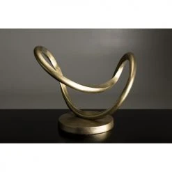 MACABANE Statuettes Et Figurines Décoration Aluminium Doré -Sablie Vases Soldes decoration aluminium dore 3