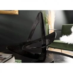 MACABANE Statuettes Et Figurines Décoration Aluminium Noir -Sablie Vases Soldes decoration aluminium noir 2