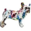 Signes Grimalt Statuettes Et Figurines Décoration En Résine Bouledogue Pop Art H24cm -Sablie Vases Soldes decoration en resine bouledogue pop art h24cm