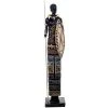 Signes Grimalt Statuettes Et Figurines Décoration Guerrier Africain H57,5cm -Sablie Vases Soldes decoration guerrier africain h57 5cm