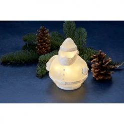 Sirius Statuettes Et Figurines Décoration Santa En Verre Blanc -Sablie Vases Soldes decoration santa en verre blanc 1