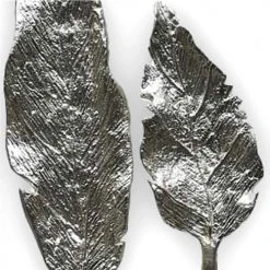 Sensei Maison Statuettes Et Figurines Feuilles En Métal Sur Socle H 52 Cm Blanc 50x8x52 Cm -Sablie Vases Soldes feuilles en metal sur socle h 52 cm blanc 50x8x52 cm 3