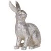 Beliani Statuettes Et Figurines Figurine Décorative Lapin 35 Cm
