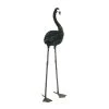 Now’s Home Statuettes Et Figurines Flamant En Plumes D'oie Noires H120cm -Sablie Vases Soldes flamant en plumes d oie noires h120cm