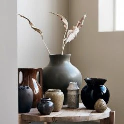 House Doctor Vases Gand Vase En Céramique Marron H41 -Sablie Vases Soldes gand vase en ceramique marron h41 3