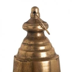 Ixia Statuettes Et Figurines Grande Cloche De Décoration En Métal Or -Sablie Vases Soldes grande cloche de decoration en metal or 6