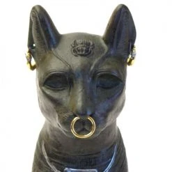 Parastone Statuettes Et Figurines Grande Statuette Chat De Gayer-Anderson H26cm -Sablie Vases Soldes grande statuette chat de gayer anderson h26cm 1