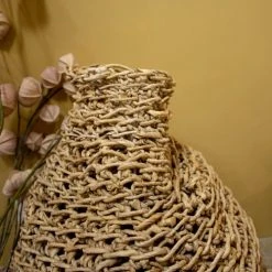 Now’s Home Vases Jarre Décorative En Fibre D'abaca -Sablie Vases Soldes jarre decorative en fibre d abaca 2