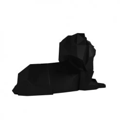 Potiron Paris Statuettes Et Figurines Lion Décoratif Noir, Statuette Origami En Polyrésine -Sablie Vases Soldes lion decoratif noir statuette origami en polyresine 4