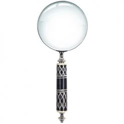 Signes Grimalt Statuettes Et Figurines Loupe Décorative Noire Et Blanche