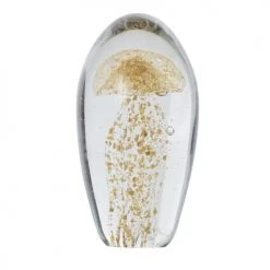 Maisons Du Monde Statuettes Et Figurines Méduse Déco Dorée En Verre 16x8