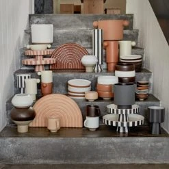 OYOY Living Design Vases Mini Vase Blanc En Grès Ø13xH12cm -Sablie Vases Soldes mini vase blanc en gres oe13xh12cm 2