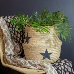 Pirouette Paris Statuettes Et Figurines Panier Cache-pot En Jonc De Mer D30 X H10 -Sablie Vases Soldes panier cache pot en jonc de mer d30 x h10 13