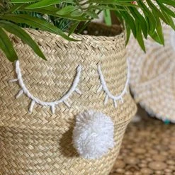 Pirouette Paris Statuettes Et Figurines Panier Cache-pot En Jonc De Mer D30 X H10 -Sablie Vases Soldes panier cache pot en jonc de mer d30 x h10 21