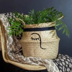 Pirouette Paris Statuettes Et Figurines Panier Cache-pot En Jonc De Mer D30 X H10 -Sablie Vases Soldes panier cache pot en jonc de mer d30 x h10 8