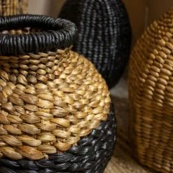 Now’s Home Vases Panier En Jacinthe D'eau D37cm -Sablie Vases Soldes panier en jacinthe d eau d37cm 2