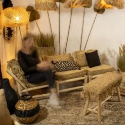 Now’s Home Vases Panier En Jacinthe D'eau D37cm -Sablie Vases Soldes panier en jacinthe d eau d37cm 4