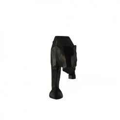 Potiron Paris Statuettes Et Figurines Panthère Décorative Noire, Statuette Origami En Polyrésine -Sablie Vases Soldes panthere decorative noire statuette origami en polyresine 2
