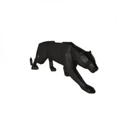 Potiron Paris Statuettes Et Figurines Panthère Décorative Noire, Statuette Origami En Polyrésine -Sablie Vases Soldes panthere decorative noire statuette origami en polyresine 3