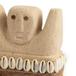 Bazar Bizar Statuettes Et Figurines Petite Statue En Grès -Sablie Vases Soldes petite statue en gres 5