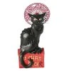 Parastone Statuettes Et Figurines Petite Statuette En Résine Le Chat Noir H10,5cm -Sablie Vases Soldes petite statuette en resine le chat noir h10 5cm