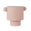 OYOY Living Design Vases Pot Rose En Grès Ø30xH23cm -Sablie Vases Soldes pot rose en gres oe30xh23cm