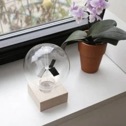 Kikkerland Statuettes Et Figurines Radiomètre Solaire Verre Transparent -Sablie Vases Soldes radiometre solaire verre transparent 2