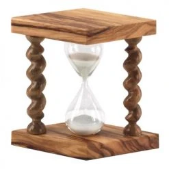 Signes Grimalt Statuettes Et Figurines Sablier De Décoration En Bois D'olivier