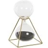ITEM International Statuettes Et Figurines Sablier De Décoration Métal Doré Et Verre -Sablie Vases Soldes sablier de decoration metal dore et verre 6