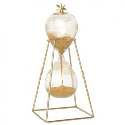 Maisons Du Monde Sabliers Sablier En Verre Doré H20