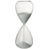 LANADECO Statuettes Et Figurines Sablier Verre Blanc H40cm -Sablie Vases Soldes sablier verre blanc h40cm 1