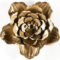 Thai Natura Statuettes Et Figurines Sculpture Or D69