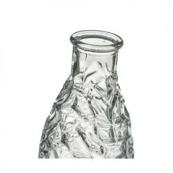 Wadiga Set De 3 Vases En Verre - 6.8x6.8x14cm -Sablie Vases Soldes set de 3 vases en verre 6 8x6 8x14cm 2