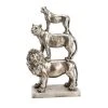 Amadeus Statuettes Et Figurines Statue 3 Félins Lion, Tigre Et Léopard H44cm -Sablie Vases Soldes statue 3 felins lion tigre et leopard h44cm