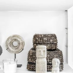 Bazar Bizar Statuettes Et Figurines Statue D'homme En Grès -Sablie Vases Soldes statue d homme en gres 3