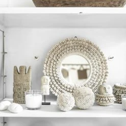 Bazar Bizar Statuettes Et Figurines Statue D'homme En Grès Sur Socle Métallique -Sablie Vases Soldes statue d homme en gres sur socle metallique 2