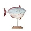 Wadiga Statuettes Et Figurines Statue Déco à Poser En Bois Et Métal Poisson -Sablie Vases Soldes statue deco a poser en bois et metal poisson