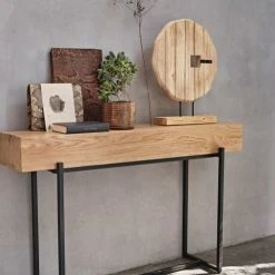 Maisons Du Monde Statuettes Et Figurines Statue Disque En Bois De Paulownia Beige H53 -Sablie Vases Soldes statue disque en bois de paulownia beige h53 1000 12 25 221097 2