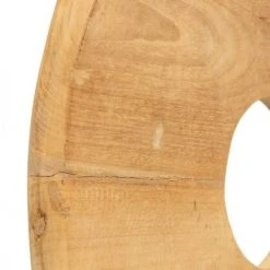 Bazar Bizar Statuettes Et Figurines Statue En Bois De Teck Sur Une Base En Métal Moyen -Sablie Vases Soldes statue en bois de teck sur une base en metal moyen 3