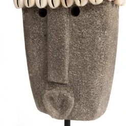 Bazar Bizar Statuettes Et Figurines Statue En Grès Sur Une Base En Métal -Sablie Vases Soldes statue en gres sur une base en metal 17