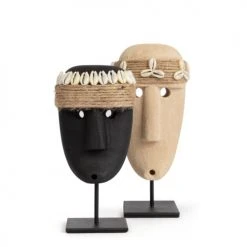 Bazar Bizar Statuettes Et Figurines Statue En Grès Sur Une Base En Métal -Sablie Vases Soldes statue en gres sur une base en metal 4